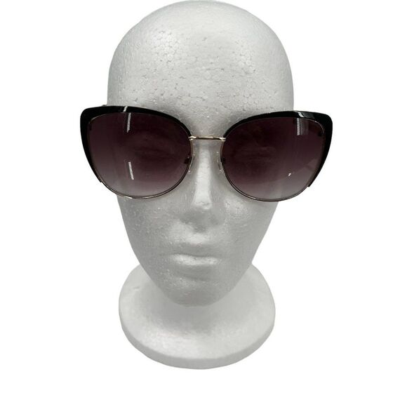 Oscar De La Renta Sunglasses Mod 3077 Black & Gold Cat Eye main image 7
